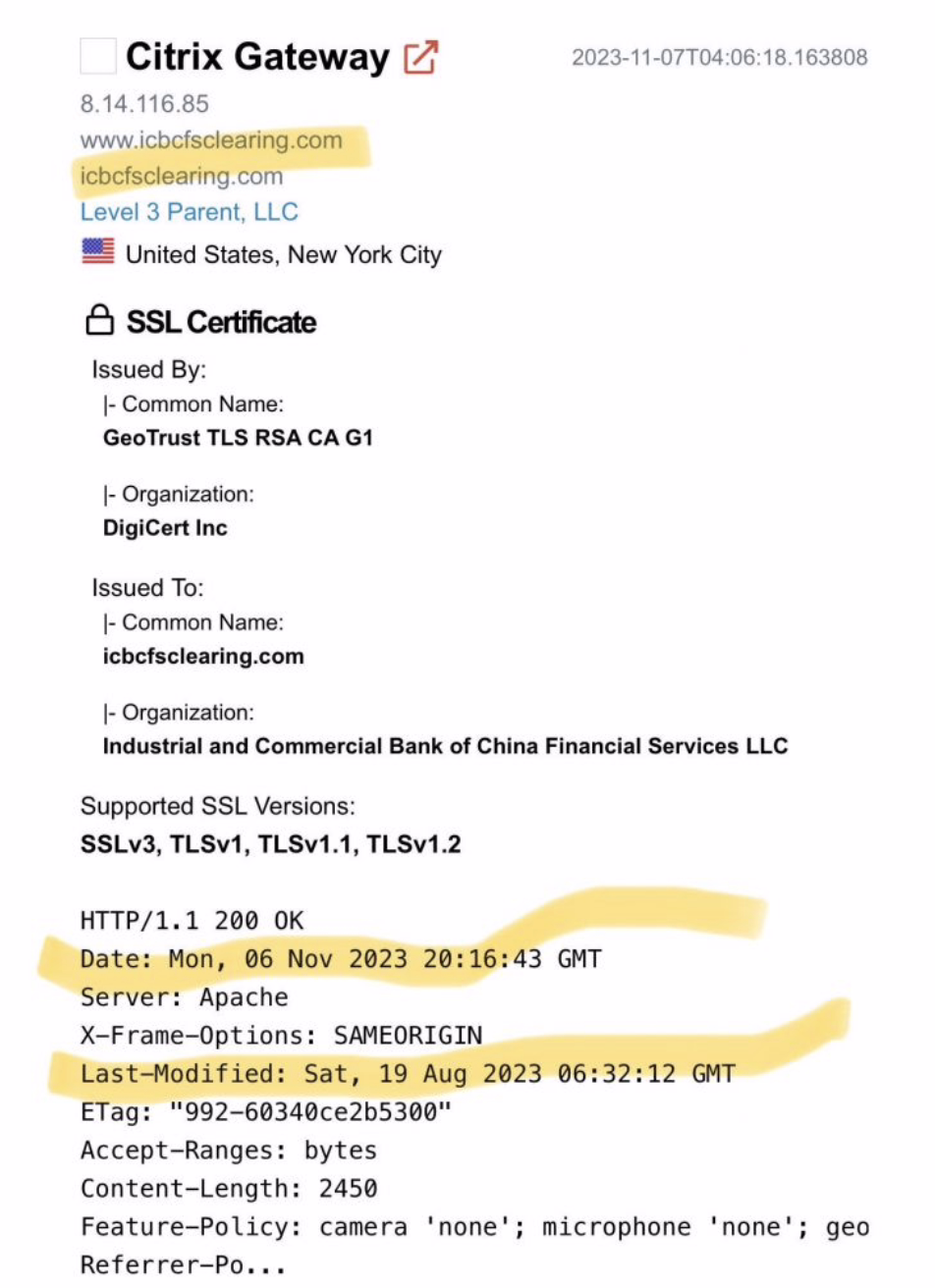 中国工商银行美国子行遭 LockBit 黑客团队攻击插图1 中国工商银行美国子行遭 LockBit 黑客团队攻击插图1