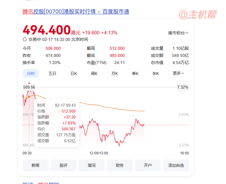 百度宣布百度搜索接入 DeepSeek  股票大跌8%插图2