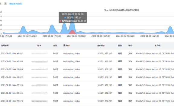 利用高防IP防御软件应用DDoS、CC攻击的案例